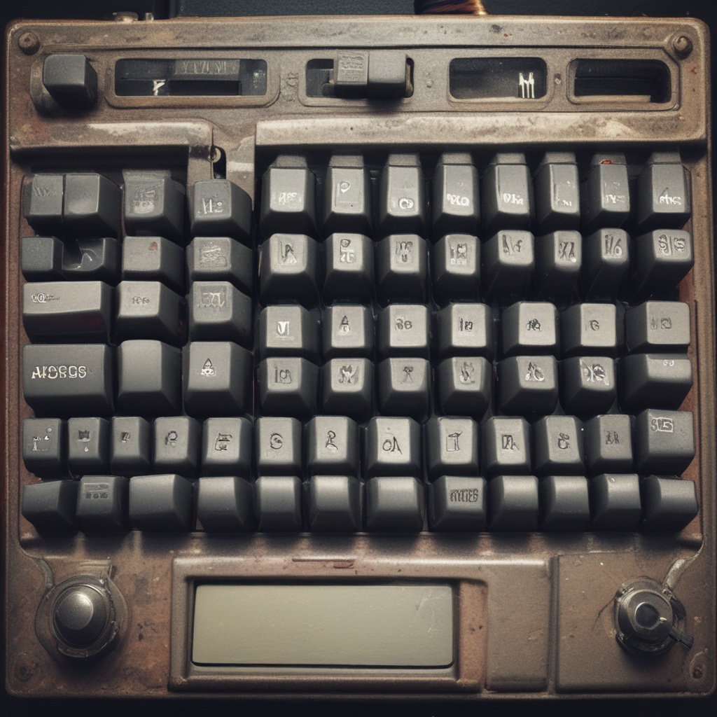 An old mechanical keyboard